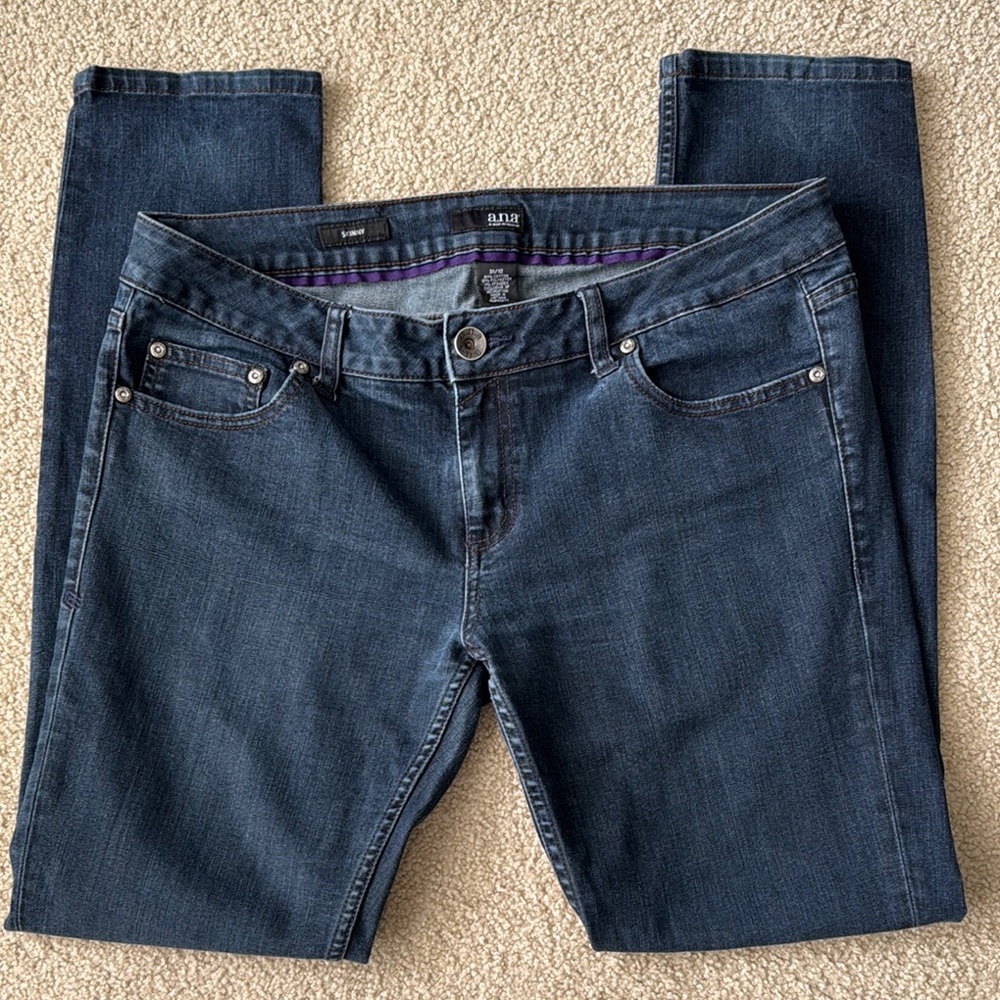 a.n.a Blue Skinny Jeans Classic Fit